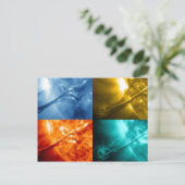Sonnenstrahlung oder Koronale Massenausstoßsonnens Postkarte (Stehend Vorderseite)