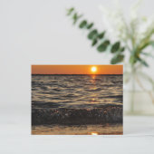 Sonnenstrand Feiertagspostkarte (Stehend Vorderseite)