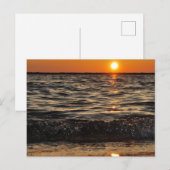 Sonnenstrand Feiertagspostkarte (Vorne/Hinten)