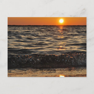 Sonnenstrand Feiertagspostkarte