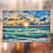 Sonnenstrand Fensteraufkleber (Blatt 2)