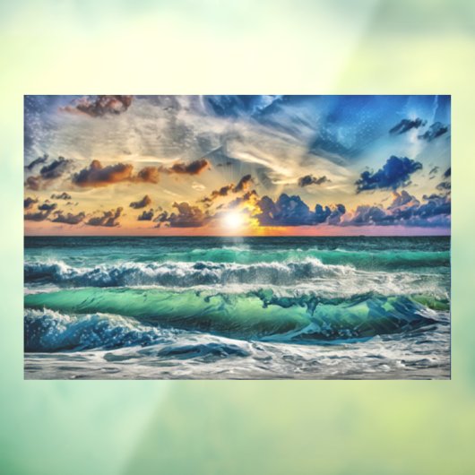 Sonnenstrand Fensteraufkleber (Blatt 3)