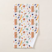 Sonnenstrand Fun Muster Badhandtuch Set (Handtuch)