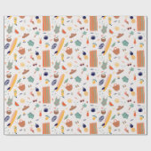 Sonnenstrand Fun Muster Geschenkpapier (Flach)