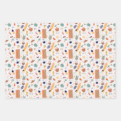 Sonnenstrand Fun Muster Geschenkpapier Set (Vorderseite 3)