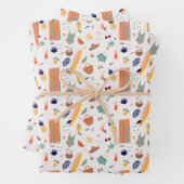 Sonnenstrand Fun Muster Geschenkpapier Set (Beispiel)