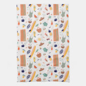 Sonnenstrand Fun Muster Geschirrtuch (Vertikal)