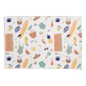 Sonnenstrand Fun Muster Kissenbezug (Vorderseite-Links)