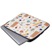 Sonnenstrand Fun Muster Laptopschutzhülle (Vorne Knopf)
