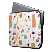 Sonnenstrand Fun Muster Laptopschutzhülle (Vorderseite Links)