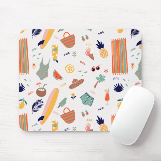 Sonnenstrand Fun Muster Mousepad (Mit Mouse)
