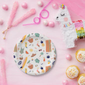 Sonnenstrand Fun Muster Pappteller (Party)