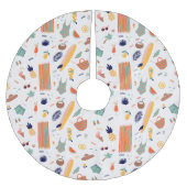 Sonnenstrand Fun Muster Polyester Weihnachtsbaumdecke (Vorderseite)