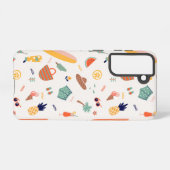 Sonnenstrand Fun Muster Samsung Galaxy Hülle (Rückseite (Horizontal))