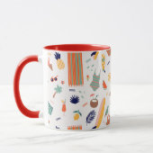 Sonnenstrand Fun Muster Tasse (Links)