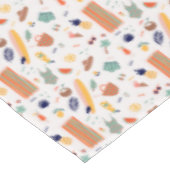 Sonnenstrand Fun Muster Tischdecke (Schrägansicht)