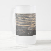 Sonnenstrand Mattglas Bierglas (Vorderseite Links)