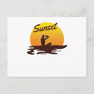 Sonnenstrand Postkarte