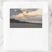 Sonnenstrand Rechteckiger Aufkleber (Tasche)