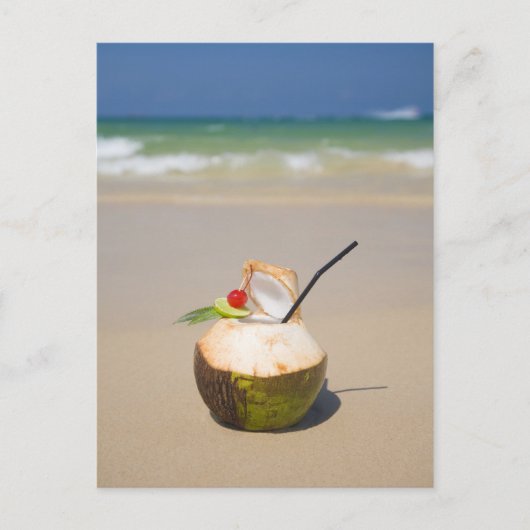 Sonnenstrand Thailand Postkarte (Vorderseite)