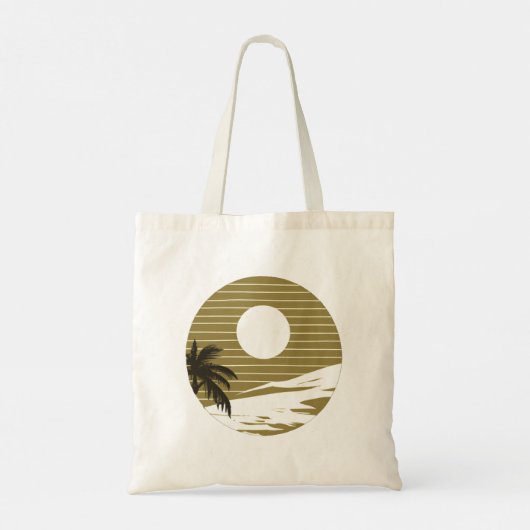 Sonnenstrand Tragetasche (Rückseite)