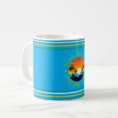 Sonnenstrand-Vibes Individuelle Tasse (Vorderseite Links)