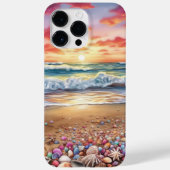 SONNENSTRANDSCHENZE MIT FARBHAFTEN SAISHELLEN Case-Mate iPhone HÜLLE (Rückseite)