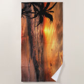 SONNENSTRANDSCHÖNHEIT STRANDTUCH (Vorderseite)