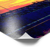 SONNENSTREIT ÜBER ROURKE BRIDGE FOTO DRUCKEN (Ecke)