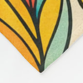 Sonnenstrom Blüte Fleecedecke (Ecke)