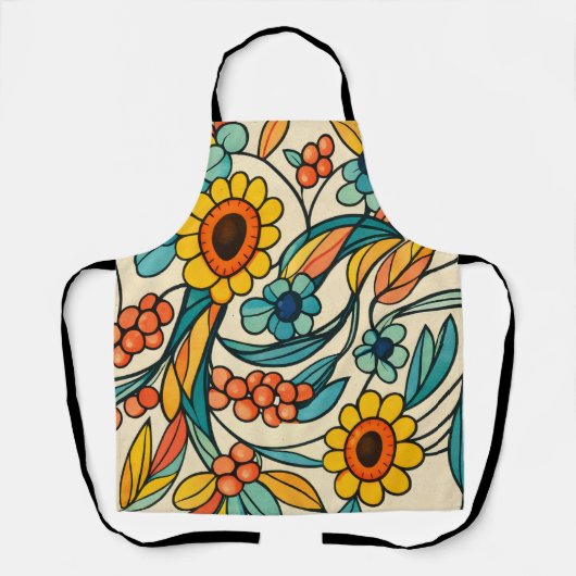 Sonnenstrom Blüte Schürze (Vorderseite)