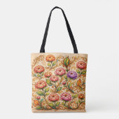 Sonnenstrom Blüte Tasche (Rückseite)