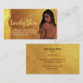 Sonnenstudio-Slogan-Visitenkarten Visitenkarte (Vorne/Hinten)