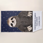 Sonnenstudio und Fun Family Vacation Strandtuch (Vorderseite)