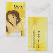 Sonnenstudio-Visitenkarte Visitenkarte (Vorne/Hinten)