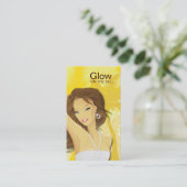 Sonnenstudio-Visitenkarte Visitenkarte (Stehend Vorderseite)