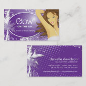 Sonnenstudio-Visitenkarte Visitenkarte (Vorne/Hinten)