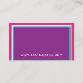 Sonnenstudio-Visitenkarte Visitenkarte (Rückseite)