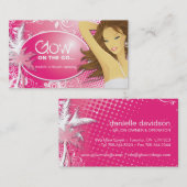 Sonnenstudio-Visitenkarte Visitenkarte (Vorne/Hinten)