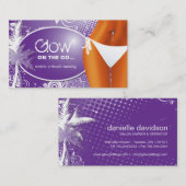 Sonnenstudio-Visitenkarte Visitenkarte (Vorne/Hinten)