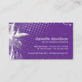 Sonnenstudio-Visitenkarte Visitenkarte (Rückseite)