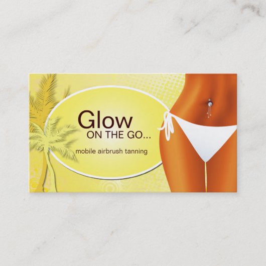 Sonnenstudio-Visitenkarte Visitenkarte (Vorderseite)