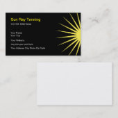 Sonnenstudio-Visitenkarten Visitenkarte (Vorne/Hinten)