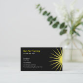 Sonnenstudio-Visitenkarten Visitenkarte (Stehend Vorderseite)