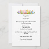 Sonnenstuhl in Ostern: Save the Date Einladung (Rückseite)