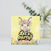 Sonnenstuhl in Ostern: Save the Date Einladung (Stehend Vorderseite)