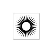 Sonnensymbol-Stempel Gummistempel (Prägung)
