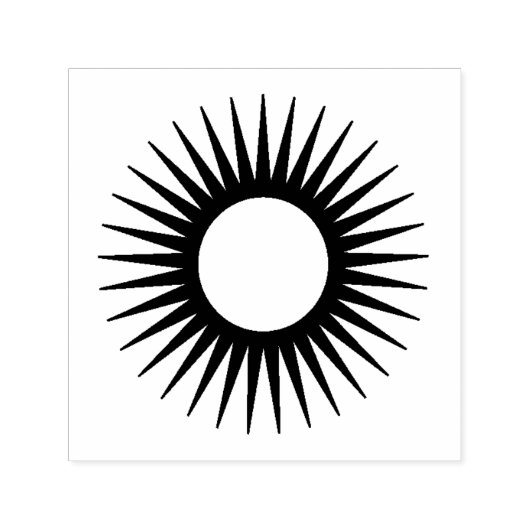 Sonnensymbol-Stempel Permastempel (Design)