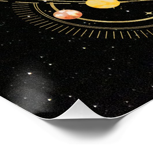 Sonnensystem3 Poster (Ecke)