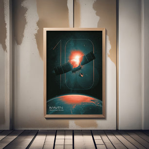 Sonnensystem, 10 Jahre Maven Mars Satelit Fotodruck